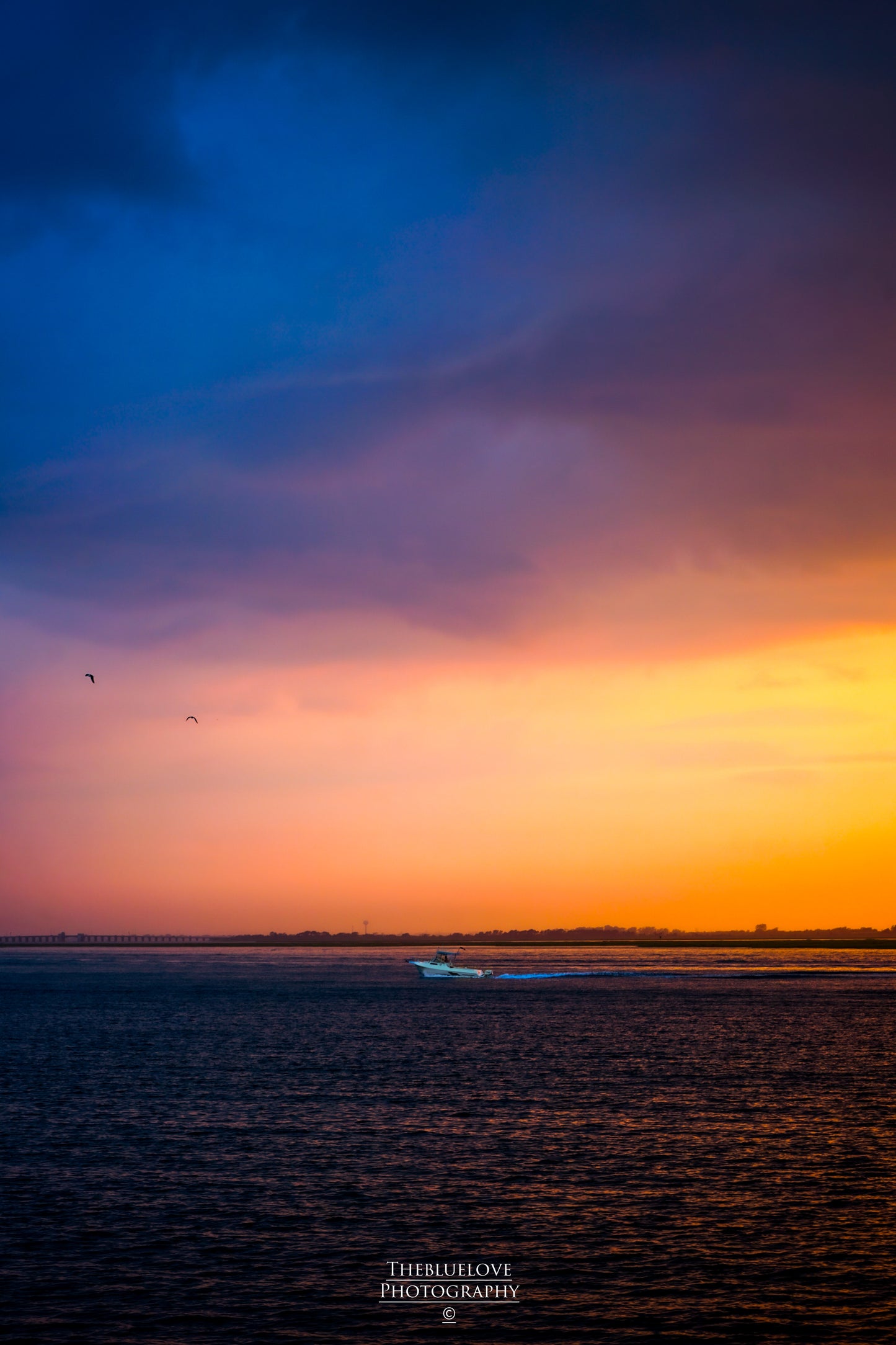 Twilight Voyage: Sunset Boat Ride on Tranquil Waters